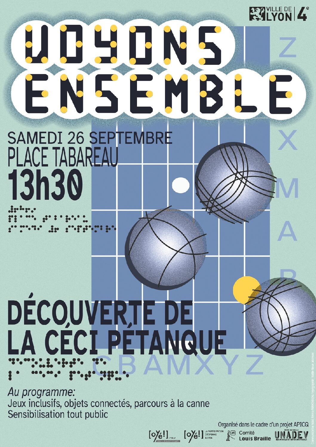 Voyons ensemble « Découverte de la cécipétanque »